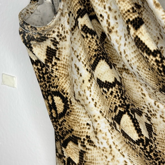 WHBM Python print blouse - Picture 6 of 7